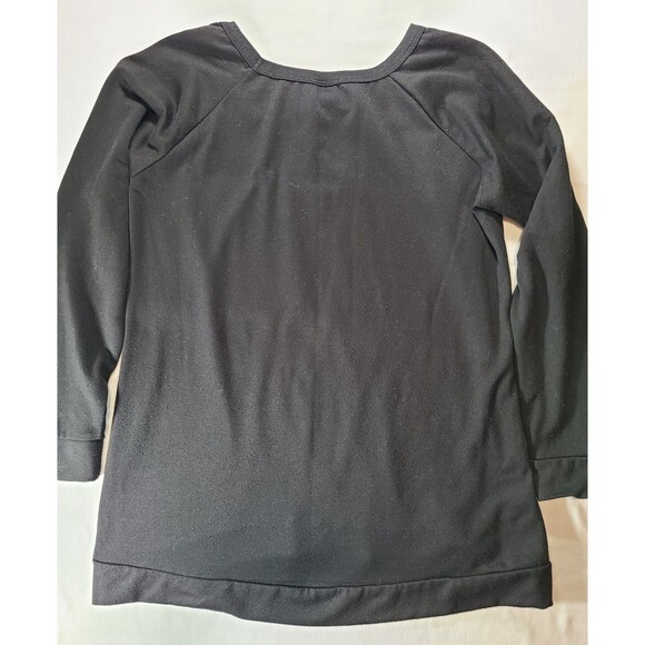 Messy Buns Lazy Days Giraffe Life Sweatshirt Large Funny Tall Zoo Animal Tee - Picture 7 of 7